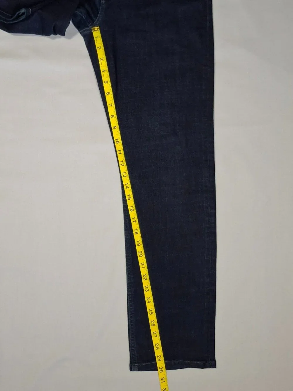 7 For All Mankind Slimmy Jeans Men's Dark indigo wash Stretch Denim | Size 32